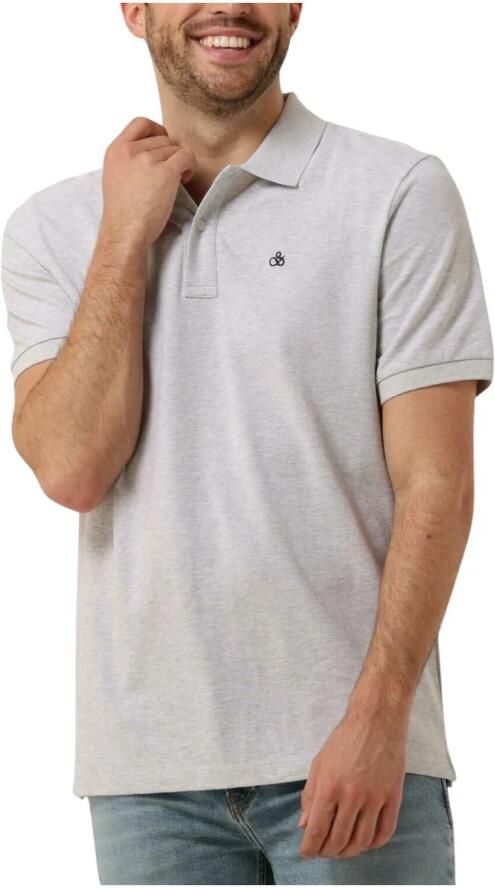 Scotch & Soda Heren Polo & T-shirt Essentials Katoen Piqué White Heren - Foto 3