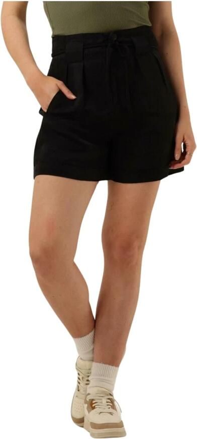 SCOTCH & SODA Dames Jeans High Rise Belted Shorts Zwart - Foto 5