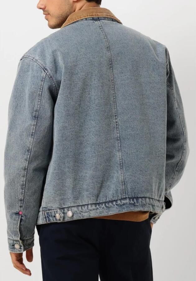 SCOTCH & SODA Heren Jassen Cord Collar Indigo Teddy Jacke Blauw - Foto 2