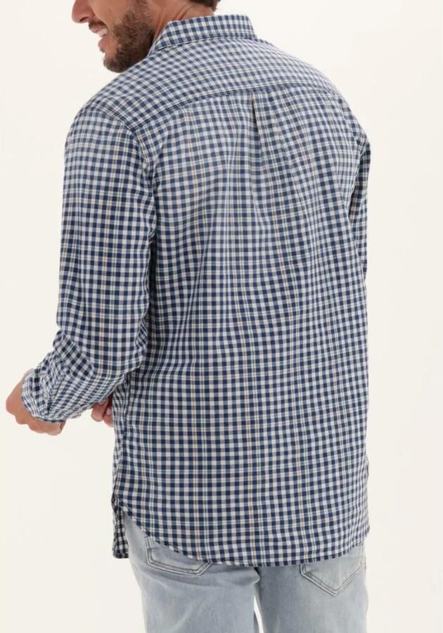 SCOTCH & SODA Heren Overhemden Indigo Yarn-dyed Checked Shirt Blauw - Foto 3