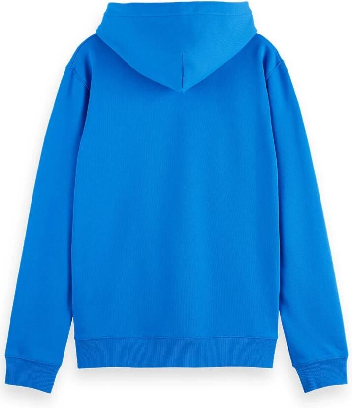 Scotch & Soda Kern Badge Logo Hoodie Sweatshirt Blue Heren - Foto 2
