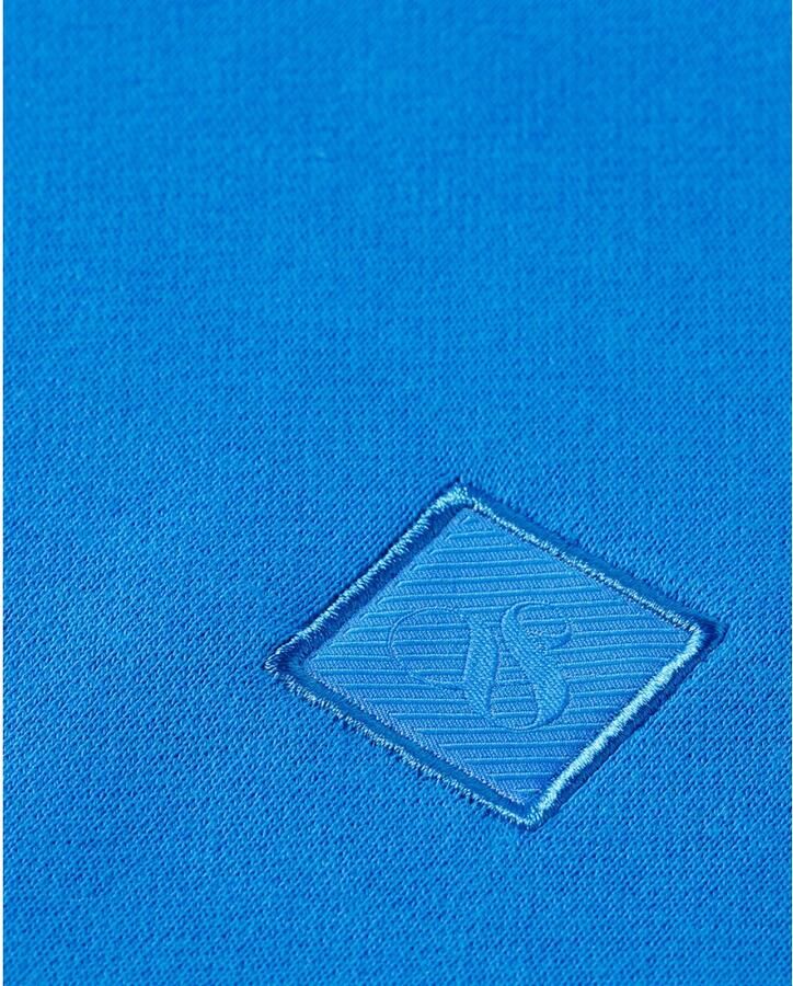 Scotch & Soda Kern Badge Logo Hoodie Sweatshirt Blue Heren