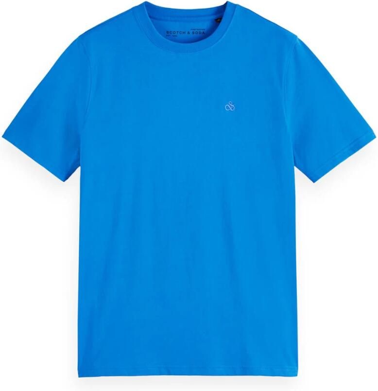 Scotch & Soda Kern Logo T-shirt Korte Mouw Blue Heren - Foto 3