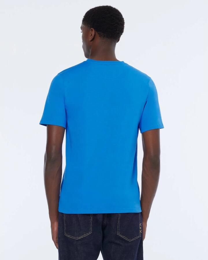 Scotch & Soda Kern Logo T-shirt Korte Mouw Blue Heren - Foto 2