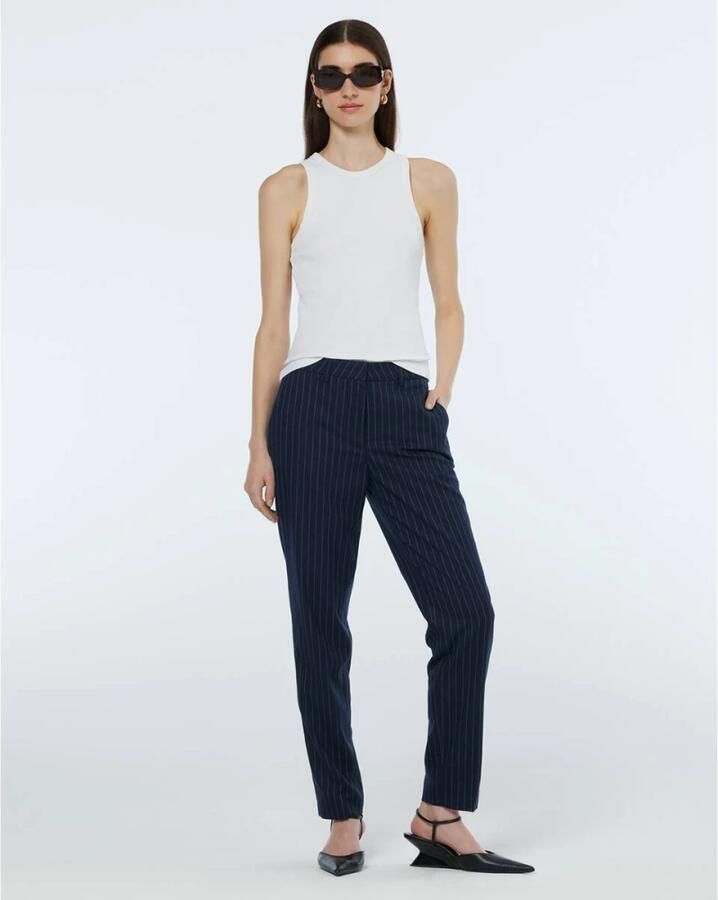 Scotch & Soda Kern Rib Racer Tank Pullover White Dames