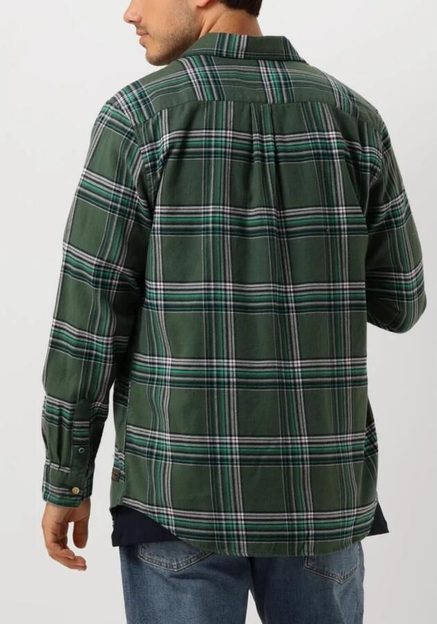 SCOTCH & SODA Heren Overshirts Regular Fit Multicoloured Flannel Check Groen - Foto 6