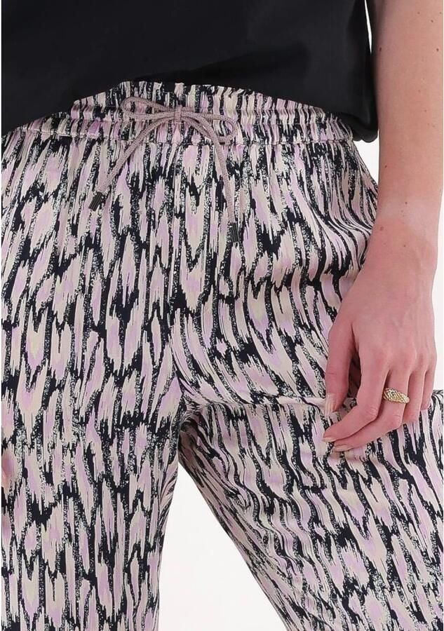 Scotch & Soda Multi Wijde Broek Nina Mid Rise Tapered Jogger