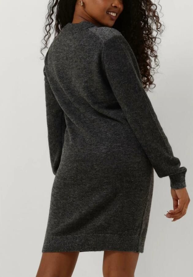SCOTCH & SODA Dames Jurken Relaxed V Neck Knitted Dress Donkergrijs - Foto 2