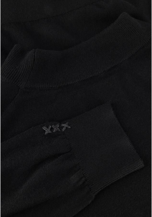 SCOTCH & SODA Heren Truien & Vesten Dropped Shoulder Mock Neck Pullover Zwart