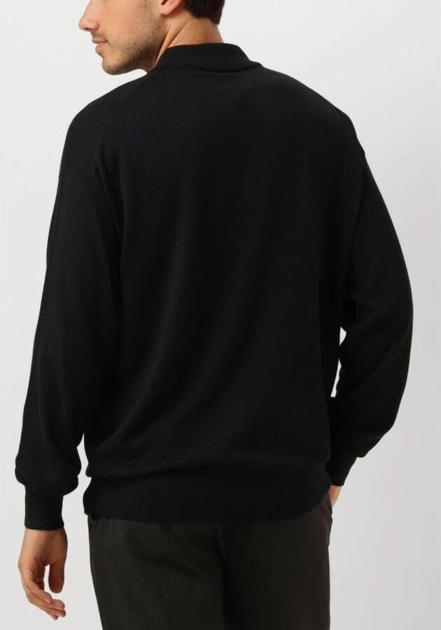 SCOTCH & SODA Heren Truien & Vesten Dropped Shoulder Mock Neck Pullover Zwart - Foto 2