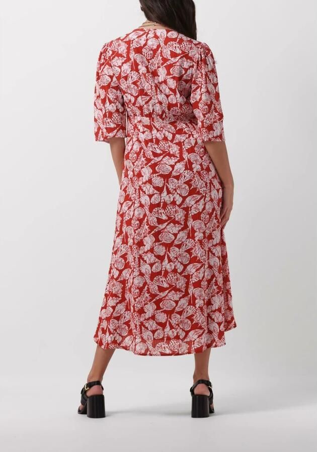 SCOTCH & SODA Dames Jurken Midi Wrap Dress With Knot Detail Roest - Foto 2