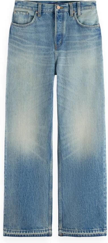Scotch & Soda high waist loose fit jeans medium blue denim