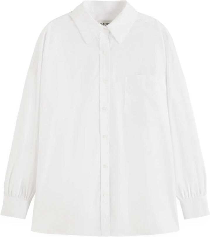 Scotch & Soda Overhemdblouse met opgestikte borstzak - Foto 2