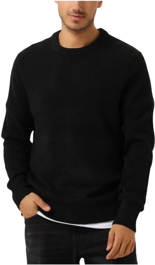 SCOTCH & SODA Heren Truien & Vesten Soft Knit Regular Fit Sweater Zwart - Foto 5