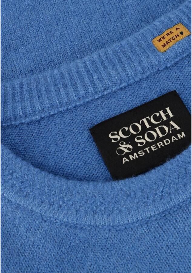 SCOTCH & SODA Heren Truien & Vesten Soft Knit Regular Fit Sweater Blauw - Foto 7