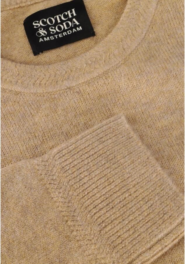 SCOTCH & SODA Heren Truien & Vesten Soft Knit Regular Fit Sweater Camel - Foto 7