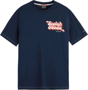 Scotch & Soda T-shirt Korte Mouw Scotch & Soda T-Shirt En Jersey À Petit Logo