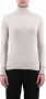 Scotch & Soda Beige Coltrui Trui voor Dames Beige Dames - Thumbnail 1