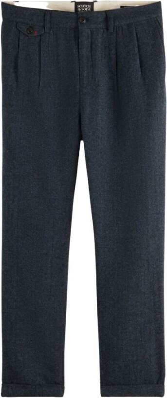 Scotch & Soda Wijde Chino Broek Grijs Heren