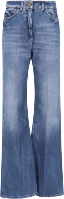 Seafarer Hoge Taille Straight Leg Jeans Blauw Dames