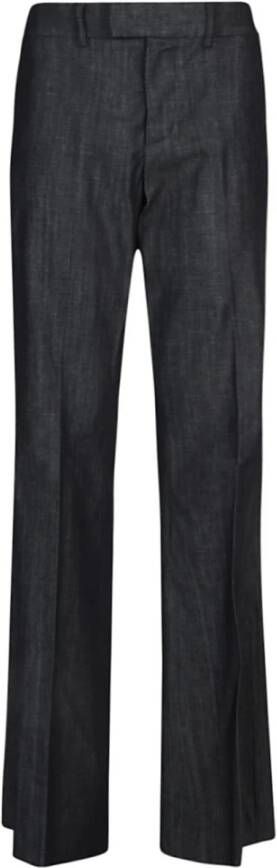 Seafarer Leather Trousers Blauw Dames