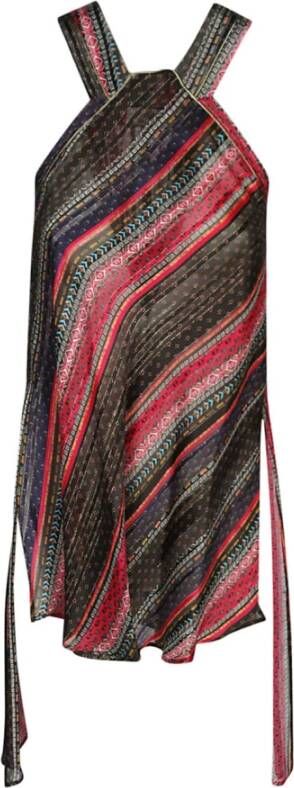 Seafarer Asymmetrische Shirt met Print Multicolor Dames