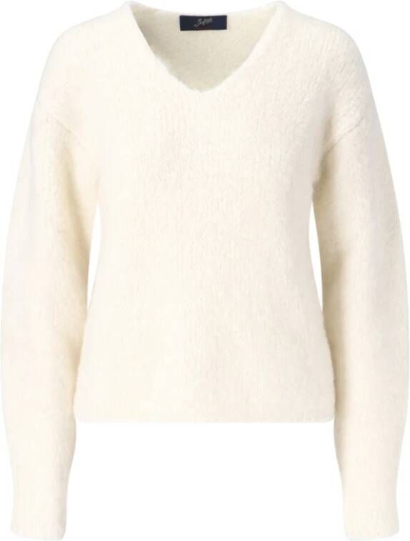 Seafarer Witte V-hals Trui White Dames