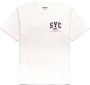 Sebago Heren SYC Print Katoenen T-shirts en Polos Wit Heren - Thumbnail 1