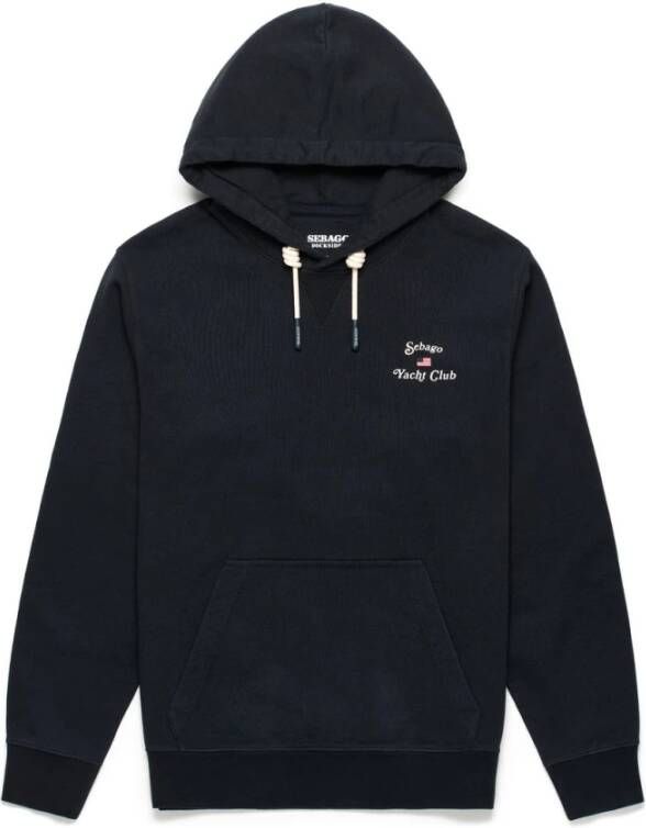 Sebago Blanchard Katoenen Hoodie met Verstelbare Capuchon Blue Heren
