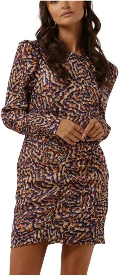 Second Female Aude Mini Jurk Paars Second Dames Multicolor Dames - Foto 4