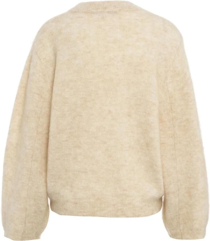 Second Female Beige Mohair Pullover Gebreide kleding Second Dames Beige Dames - Foto 2