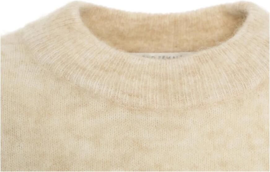 Second Female Beige Mohair Pullover Gebreide kleding Second Dames Beige Dames - Foto 3