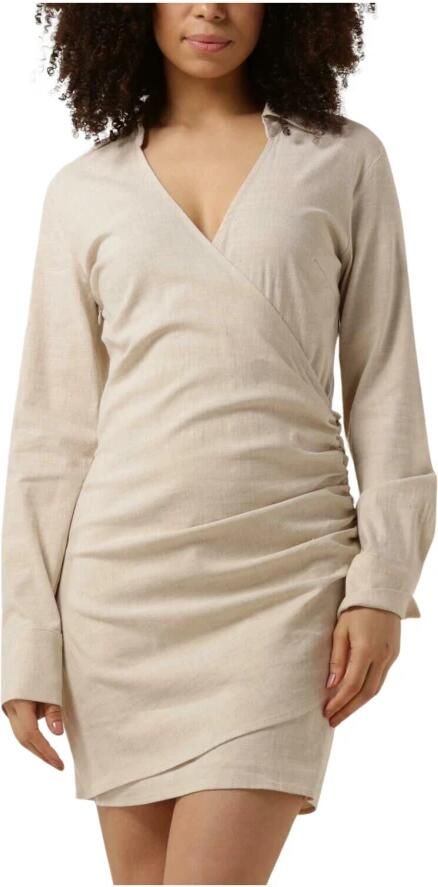 Second Female Cream Mini Jurk Zaha Stijl Second Dames Beige Dames - Foto 7