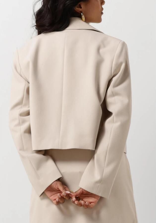 SECOND FEMALE Dames Blazers Evie Cropped Blazer Beige - Foto 2