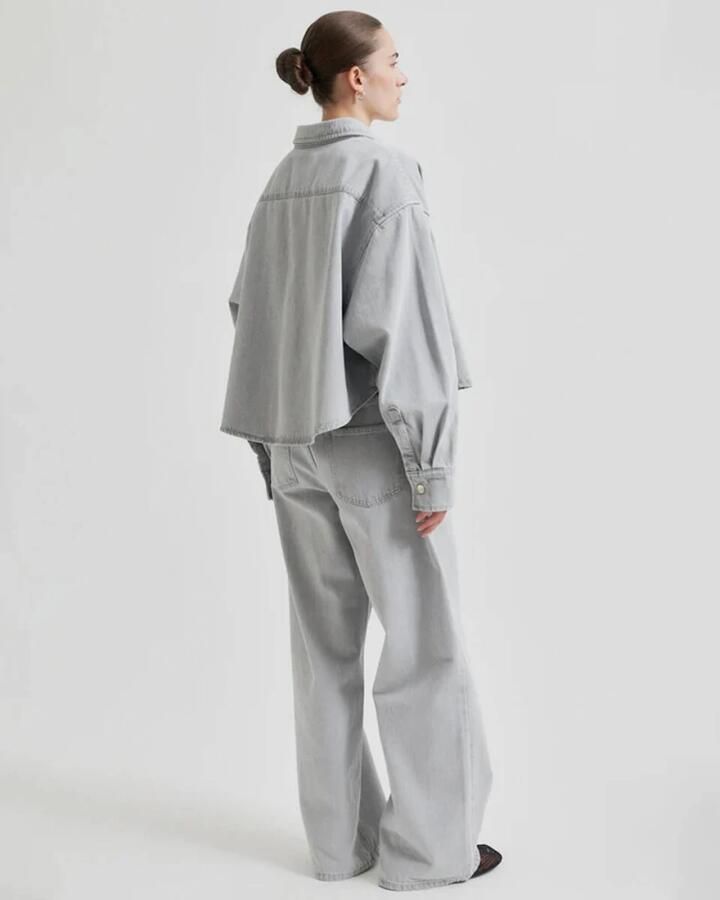 Second Female Denira Denim Jeans Second Dames Gray Dames - Foto 7