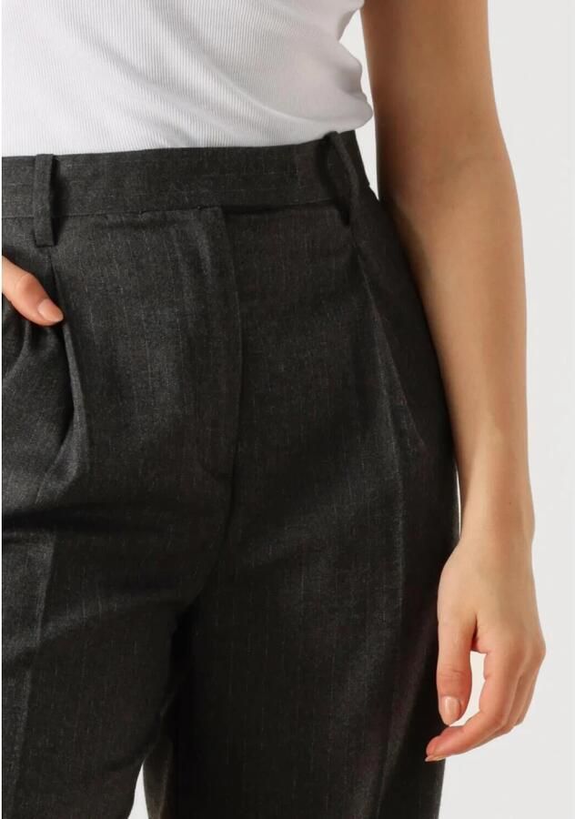 Second Female Elegante Donkergrijze Wake Broek Second Dames Gray Dames - Foto 4