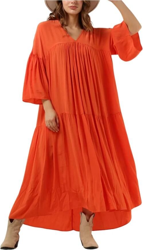 Second Female Emuanuelle Slim Dress Second Dames Orange Dames - Foto 7