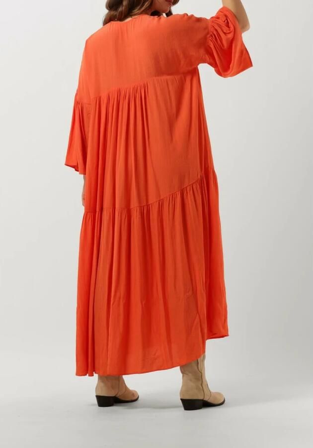 Second Female Emuanuelle Slim Dress Second Dames Orange Dames - Foto 6