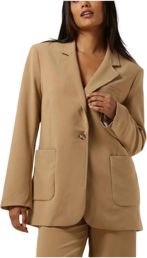 Second Female Ficaria Camel Blazer Second Dames Brown Dames - Foto 3