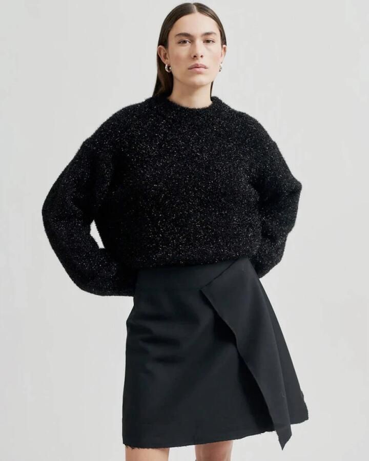 Second Female Lamilla Knit O-Neck Pullover Second Dames Gray Dames - Foto 5