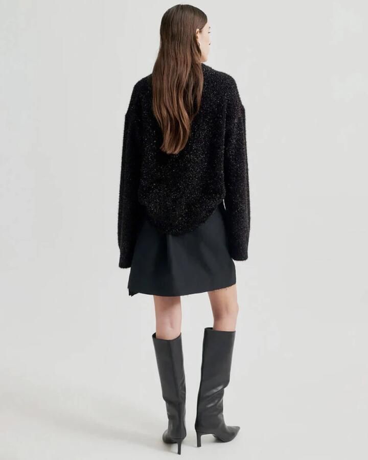 Second Female Lamilla Knit O-Neck Pullover Second Dames Gray Dames - Foto 6