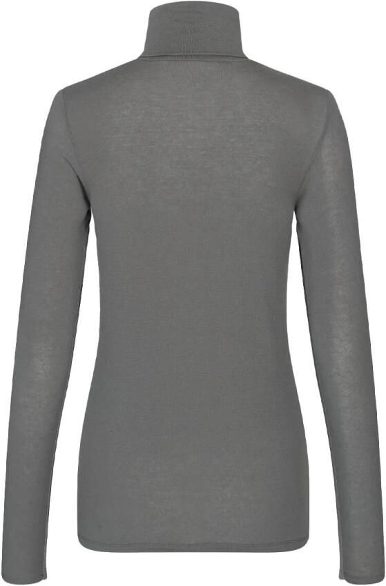 SECOND FEMALE Dames Truien & Vesten Matima T-neck Tee Grijs - Foto 6