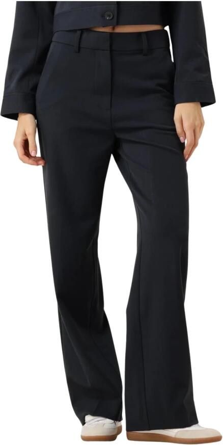 Second Female Navy Blauwe Broek voor Stijlvolle Vrouwen Second Dames Blue Dames - Foto 3