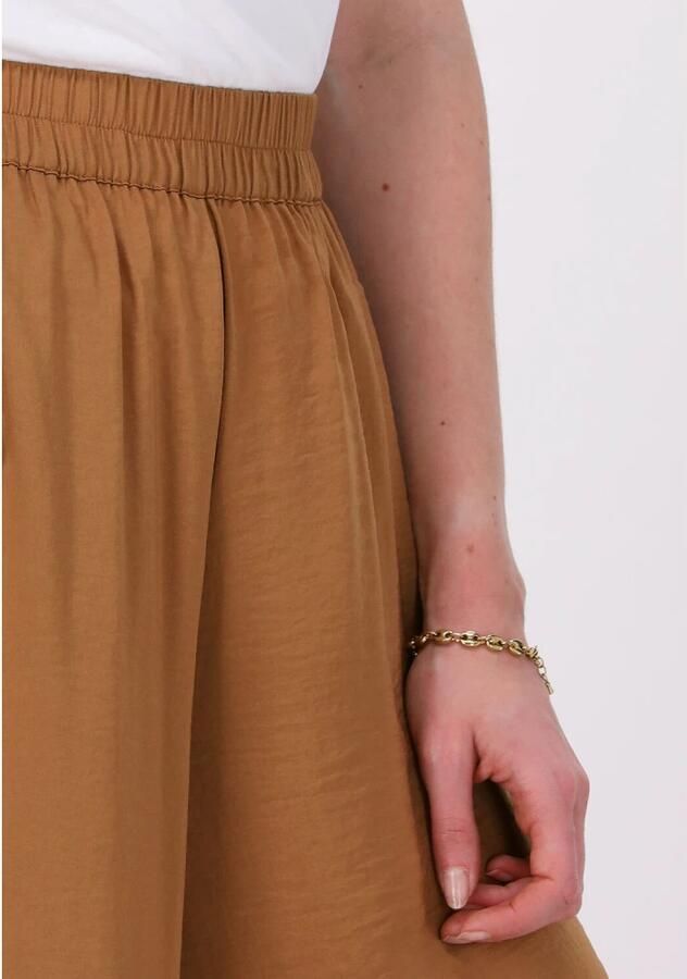 Second Female Wijde Pijpen Cropped Broek Second Dames Brown Dames - Foto 2