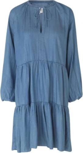 Second Female Shirt Dresses Second Dames Blauw Dames
