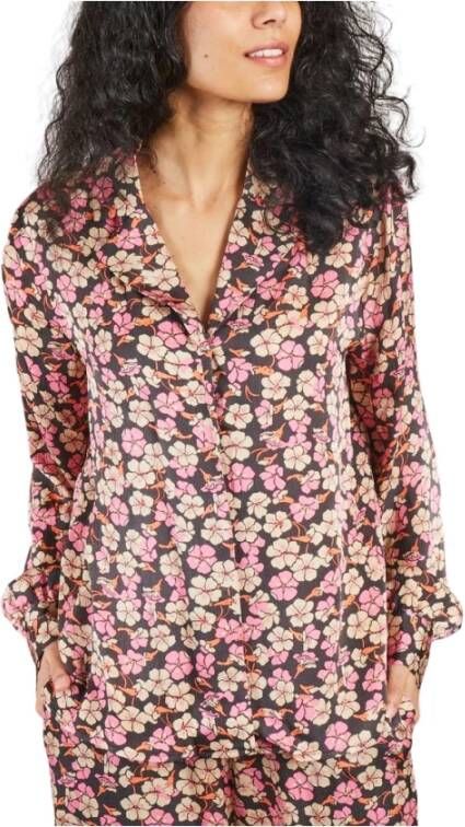 Second Female Luchtige Resort Kraag Shirt Second Dames Multicolor Dames