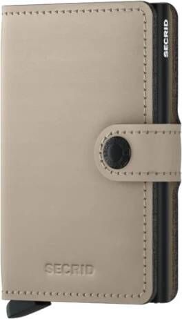 Secrid Portefeuillekaarthouders Beige Heren