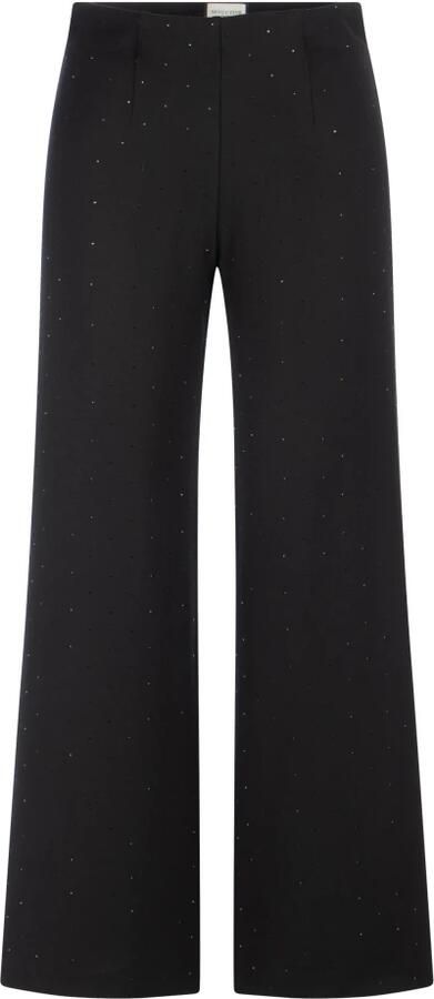 Seductive Kimberly Bi-elastische Steenversierde Broek Black Dames - Foto 2