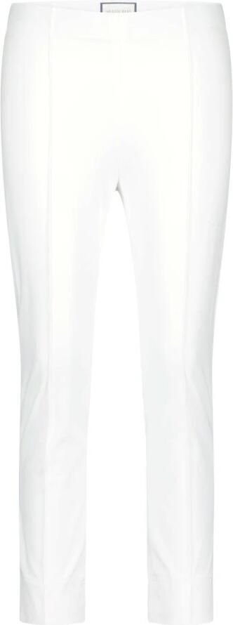 SEDUCTIVE Skinny fit capribroek met vaste persplooien