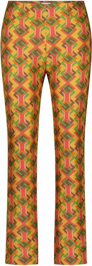 Seductive Slim-Fit Flared Leg Broek Multicolor Dames